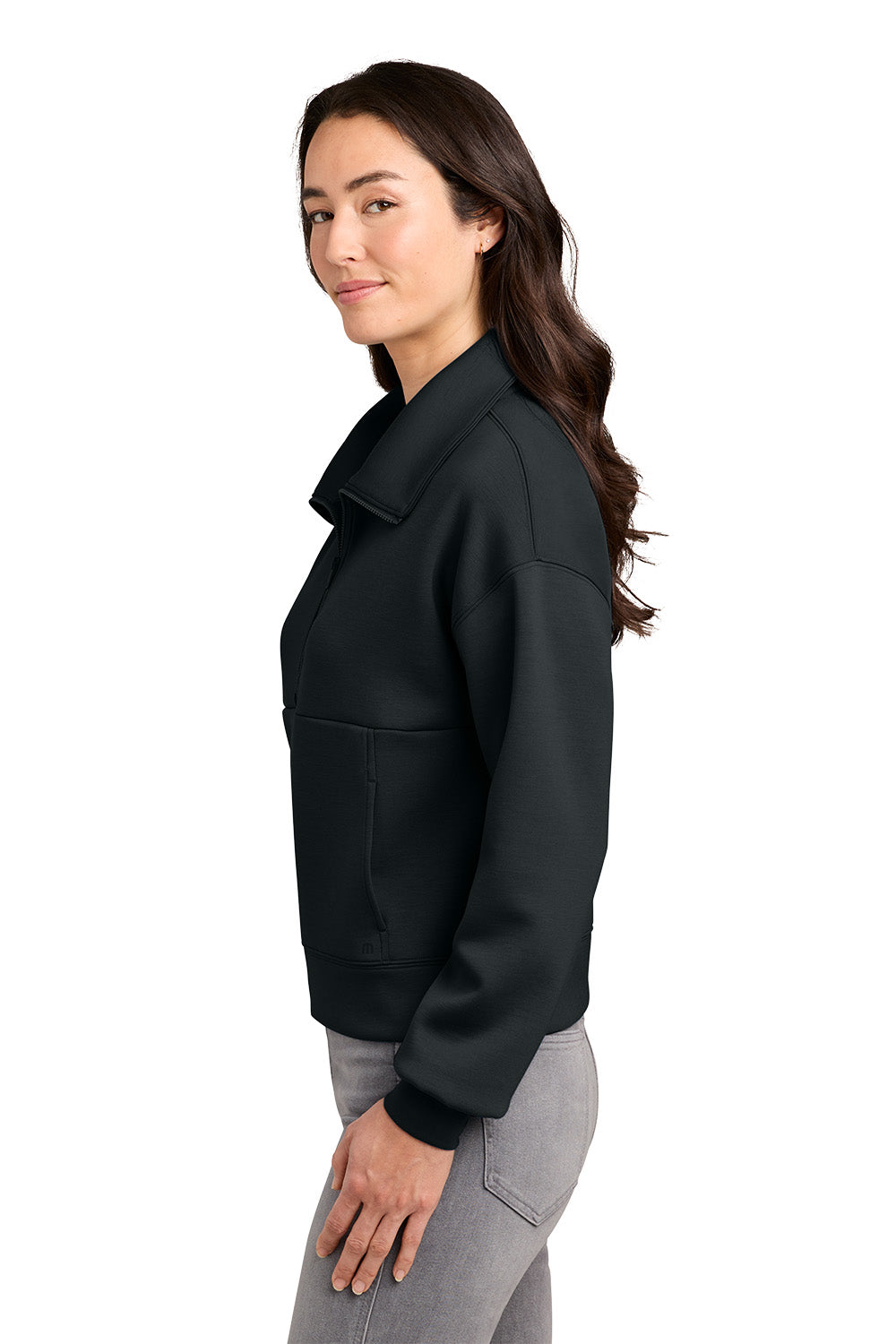 TravisMathew Women’s Momentum Shift 1/2-Zip, Embroidered