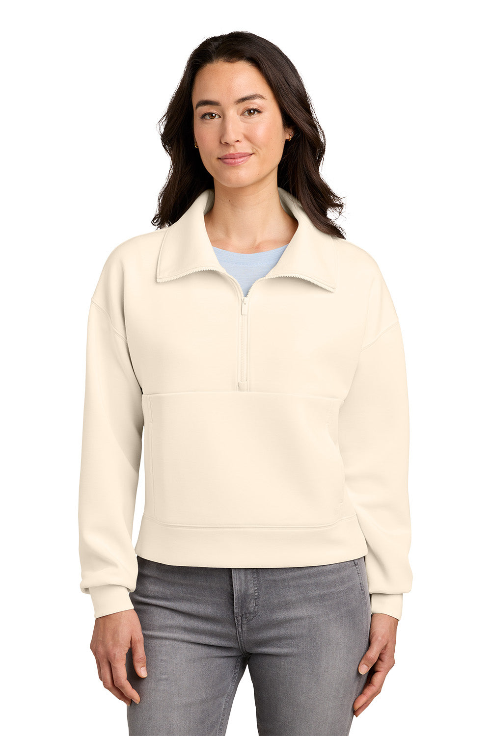 TravisMathew Women’s Momentum Shift 1/2-Zip, Embroidered