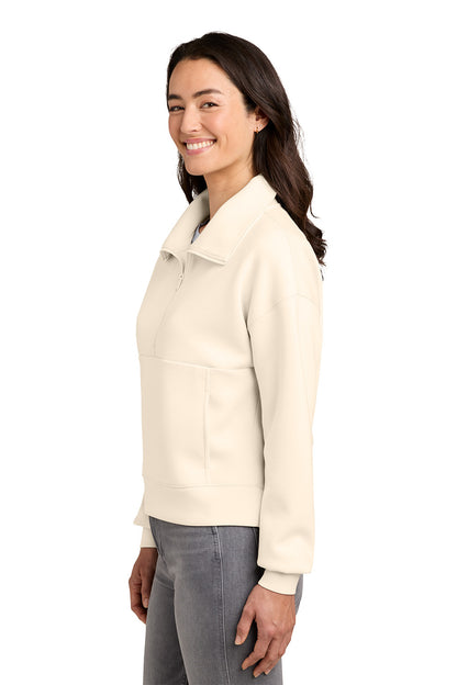 TravisMathew Women’s Momentum Shift 1/2-Zip, Embroidered