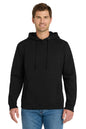 Man wearing a black hoodie and blue jeans on a white background, Embroidered Volunteer Knitwear™ Chore Fleece Pullover Hoodie