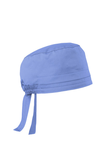 Blue bandeau top with a tie on a white background Wink® WorkFlex Scrub Cap, Embroidered