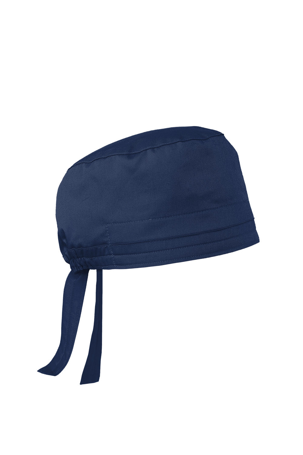 Navy blue scrub cap with a tie on a white background Wink® WorkFlex Scrub Cap, Embroidered
