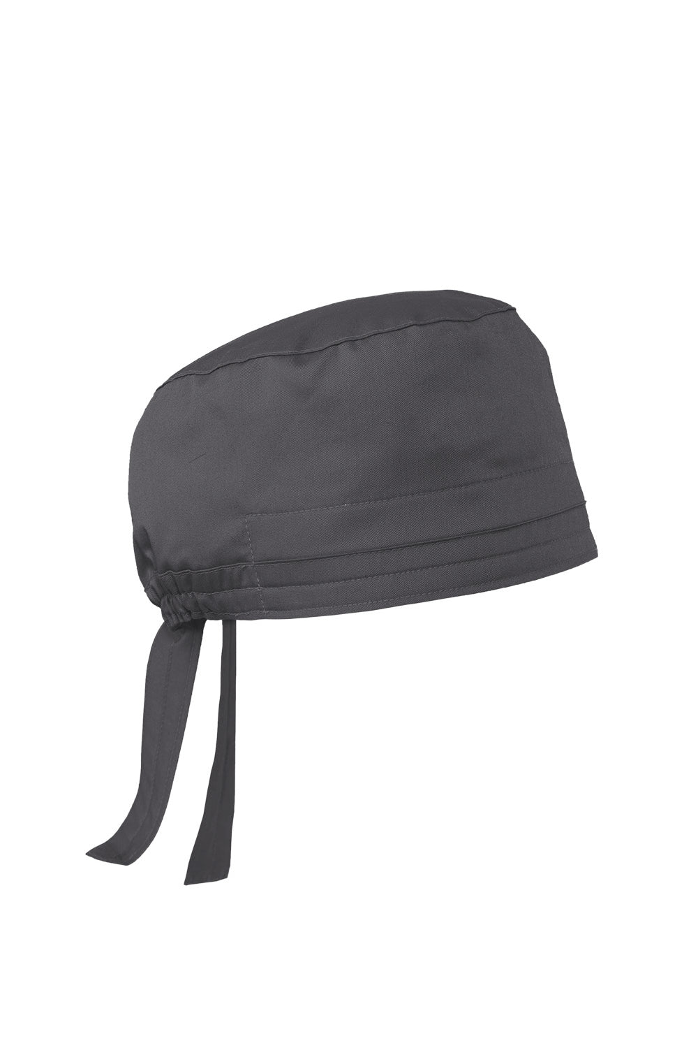 Dark gray scrub cap with a tie on a white background Wink® WorkFlex Scrub Cap, Embroidered