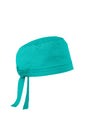 Turquoise bandeau top with ties on a white background Wink® WorkFlex Scrub Cap, Embroidered