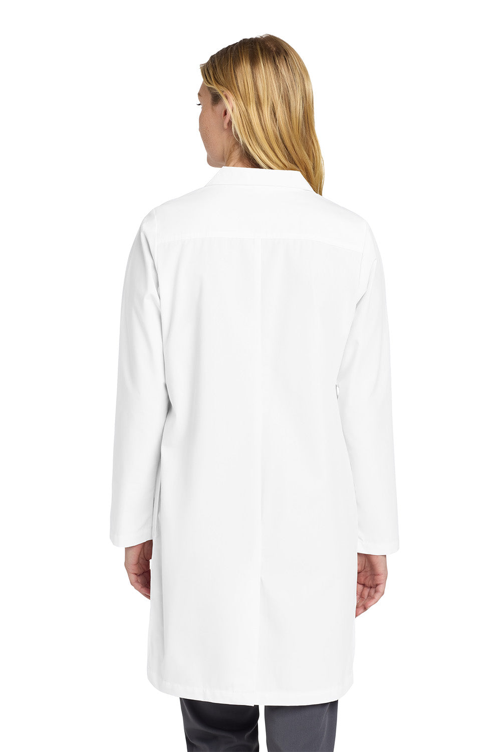 Person wearing a white lab coat on a white background Wink® Women’s Consultation Lab Coat, Embroidered