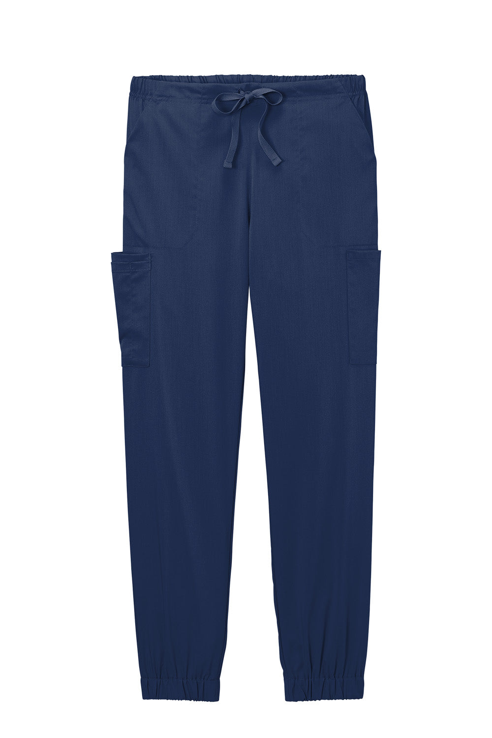 Blue jogger pants on a white background Wink® Women’s Premier Flex Cargo Pant jogger