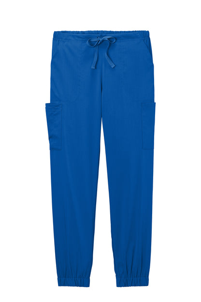 Blue jogger pants on a white background Wink® Women’s Premier Flex Cargo Pant jogger