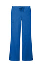Blue pants with a drawstring on a white background Wink® Women’s WorkFlex Flare Leg Pant