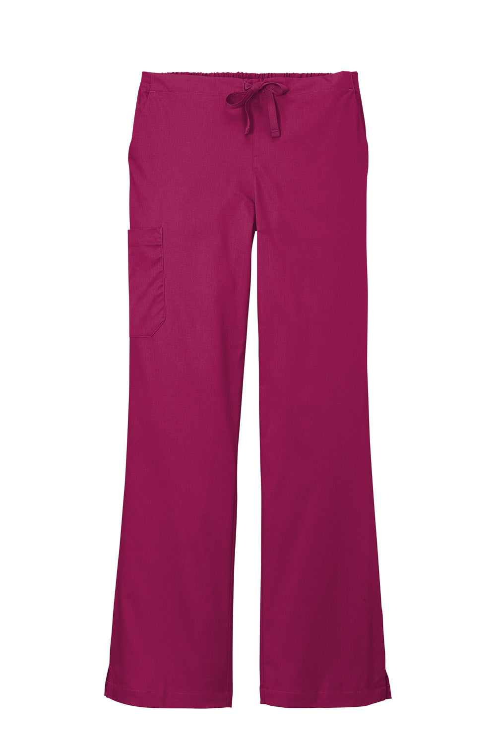 Pink pants with a drawstring on a white background Wink® Women’s WorkFlex Flare Leg Pant