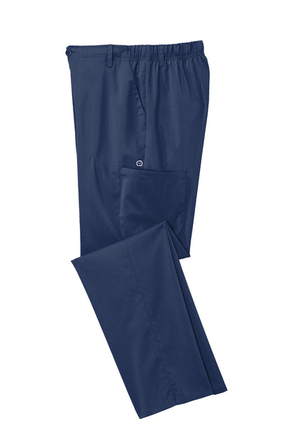 Pair of navy blue pants on a white background Wink® Men's Premiere Flex™ Cargo Pant