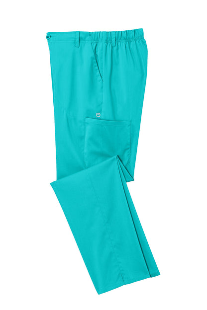 Turquoise pants on a white background Wink® Men's Premiere Flex™ Cargo Pant