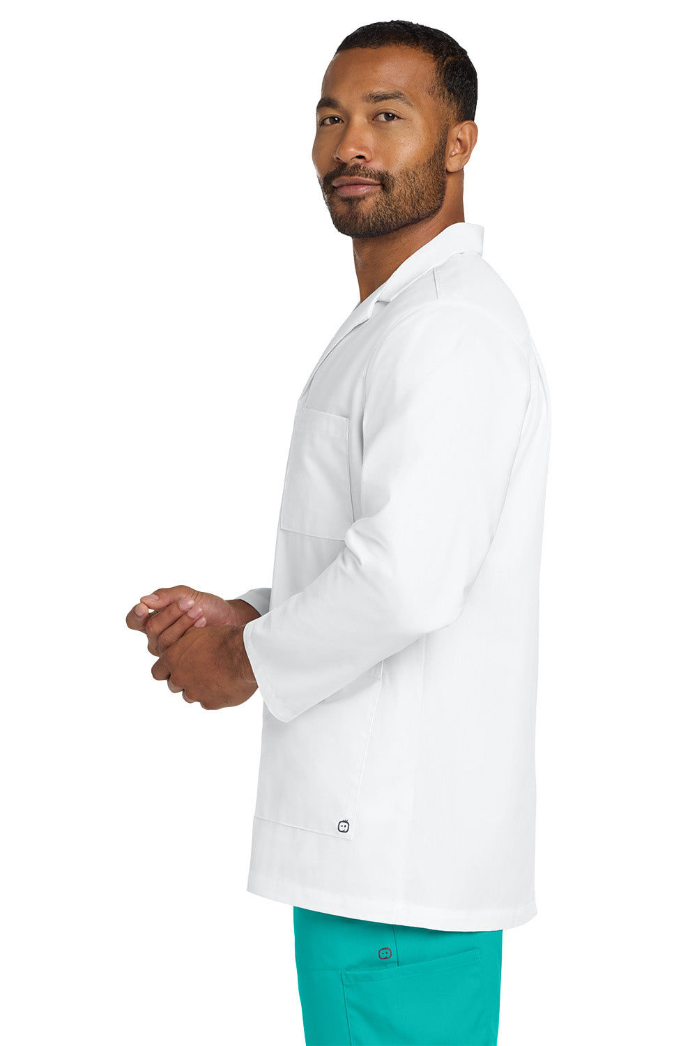 Embroidered Men's Consultation Lab Coat 