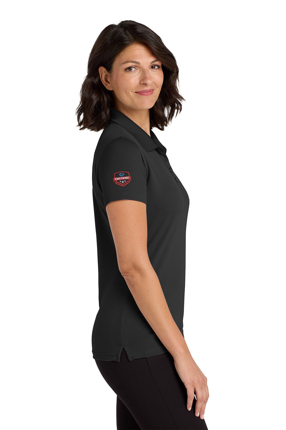 Port Authority® Women's Dry Zone® UV Micro-Mesh Polo, GF Window Wall & Floor, GF Logo
