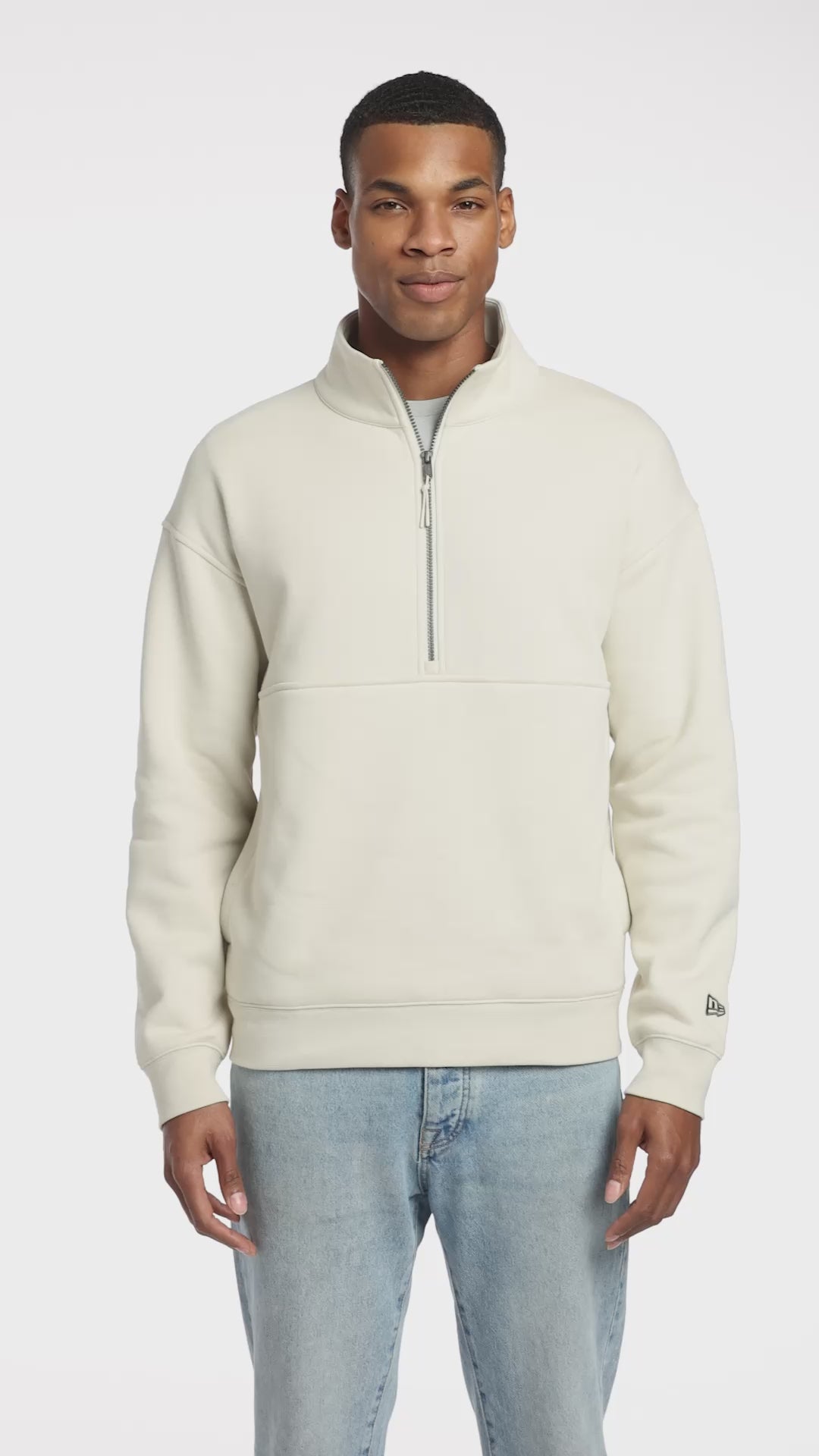New Era® Heritage Fleece 1/2-Zip, Embroidered