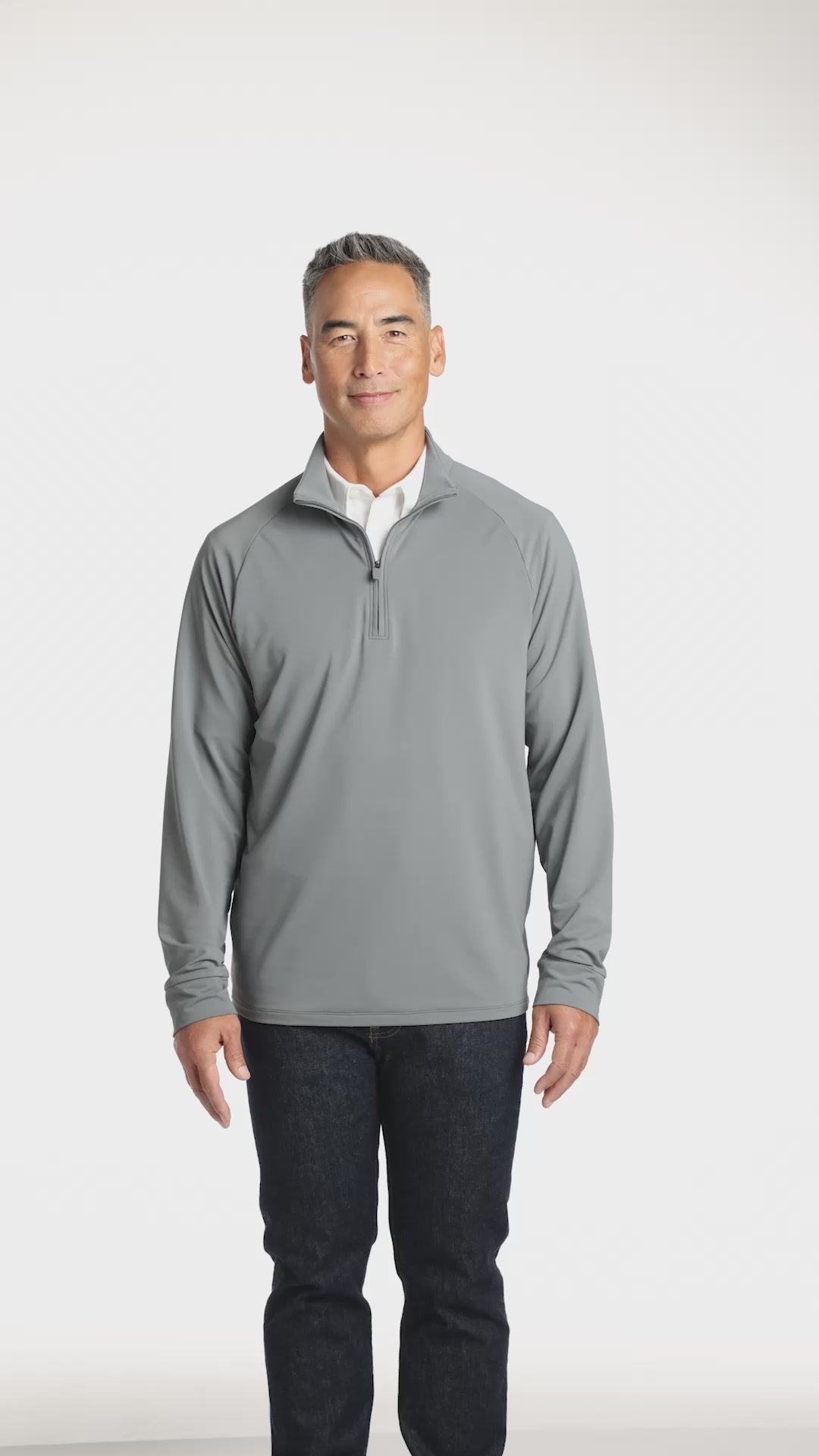 Brooks Brothers® Luxe Performance 1/4-Zip, Embroidered