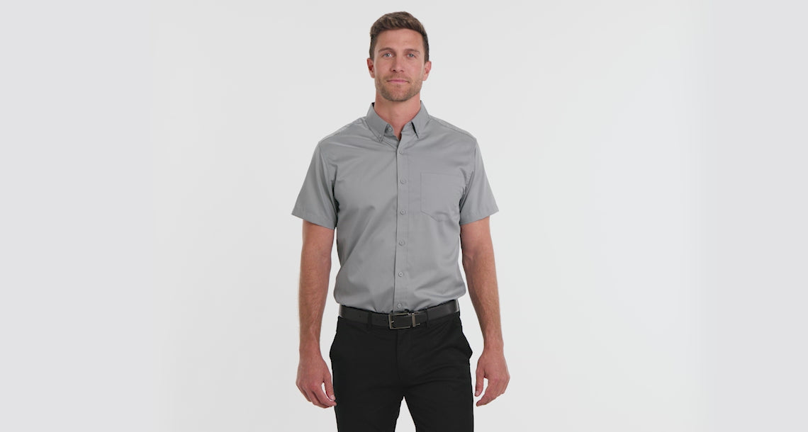 Port Authority® Short Sleeve SuperPro™ Twill Shirt, Embroidered