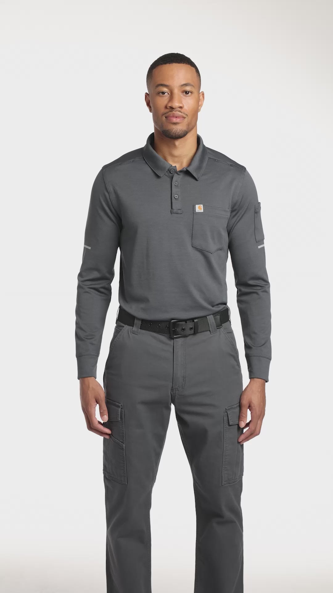 Carhartt® FLD & RSCU Long Sleeve Polo, Embroidered