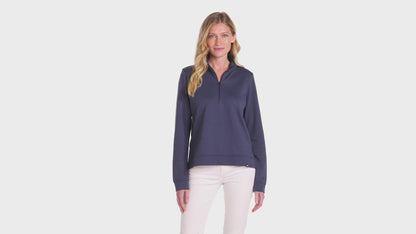 TravisMathew Women's Coveside 1/2-Zip, Embroidered