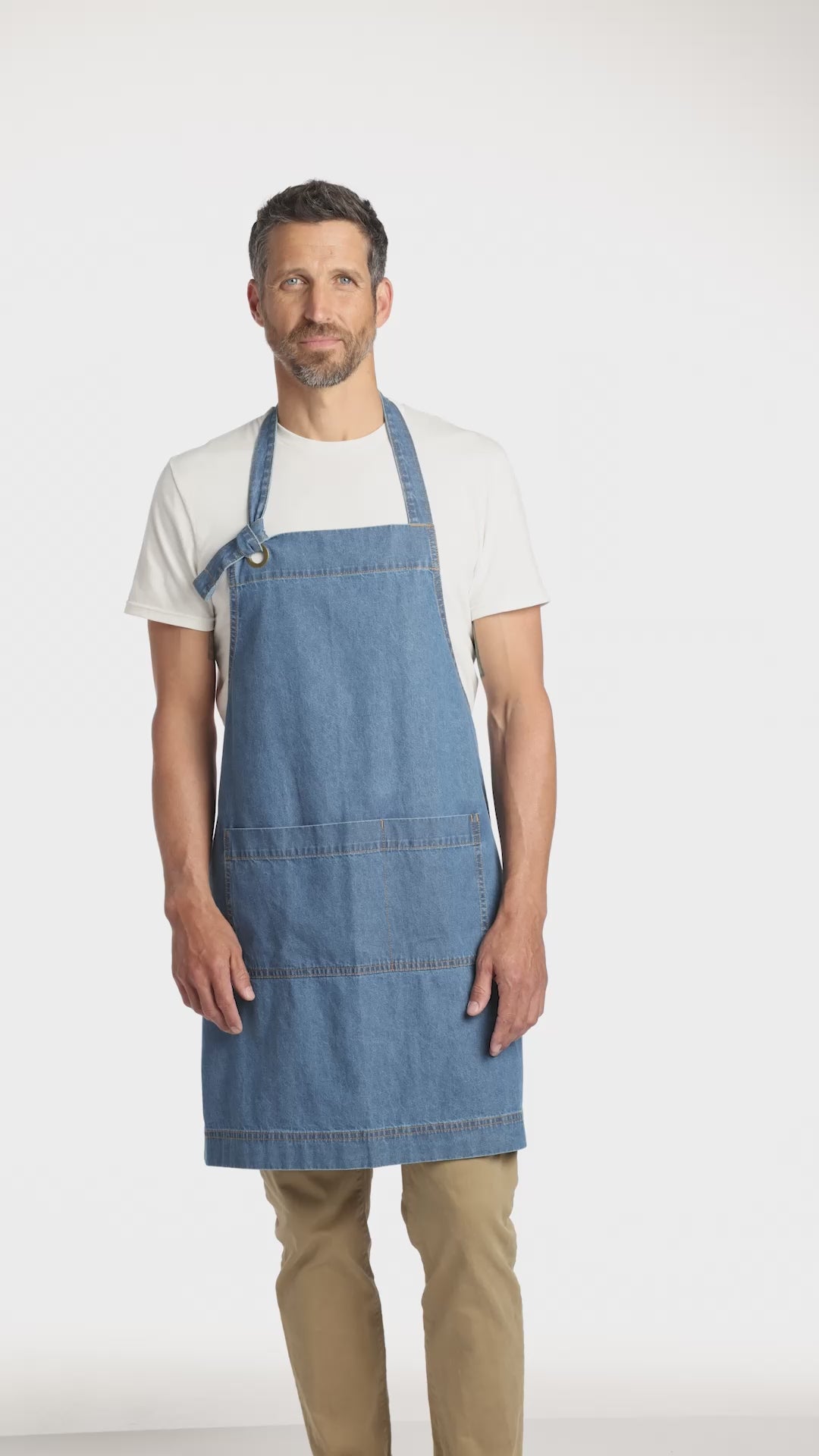 Port Authority® Signature Denim Apron, Embroidered