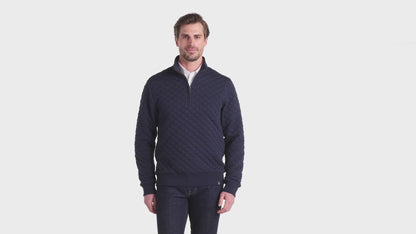 Brooks Brothers® Diamond Quilt 1/4-Zip, Embroidered