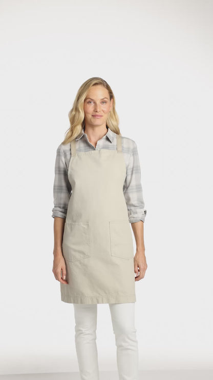 Port Authority® Signature Heavy Twill Crossback Apron, Embroidered