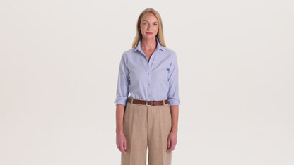 Brooks Brothers® Women’s Wrinkle-Free Stretch Nailhead Shirt, Embroidered